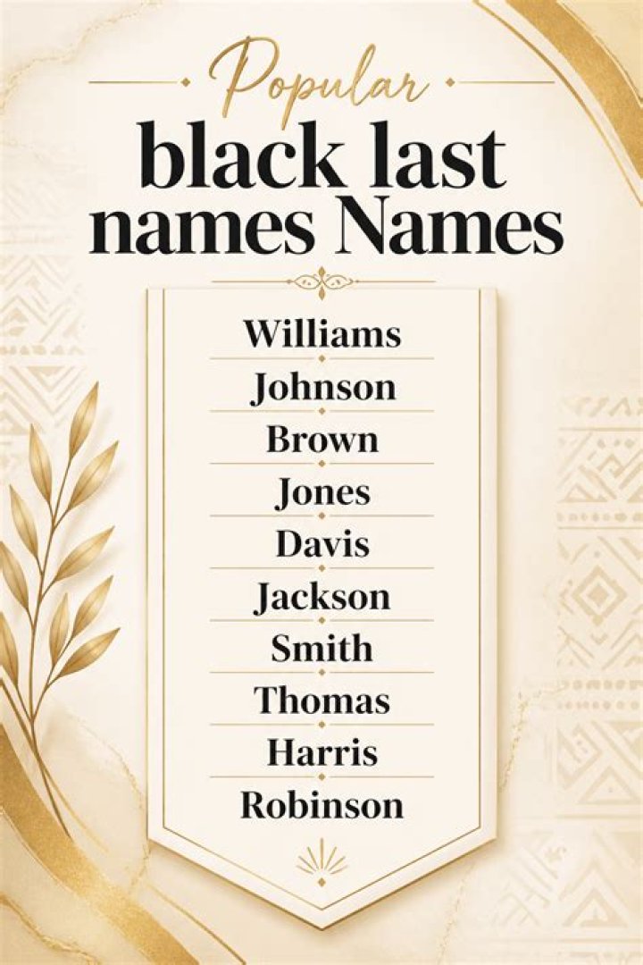 Unlock The Rich Tapestry Of Black Last Names: Discoveries And Insights