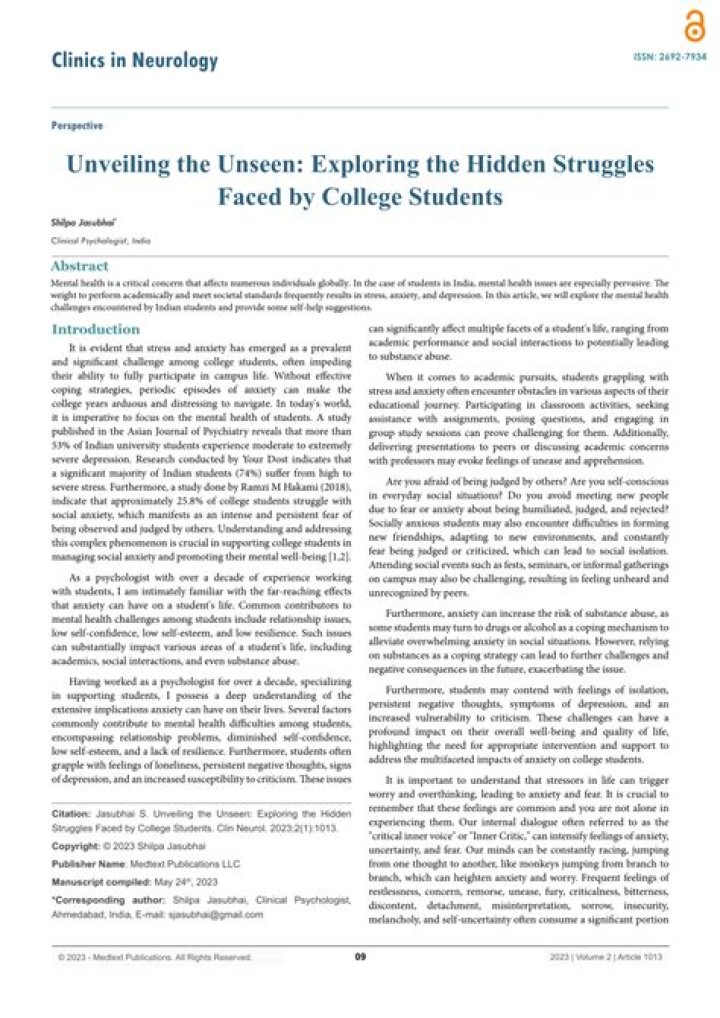 Unveiling The Unseen And Exploring The Impact
