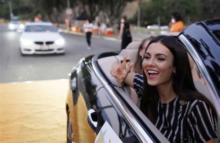 Victoria Justic 2020 Race to Erase MS DriveIn Event in Pasadena