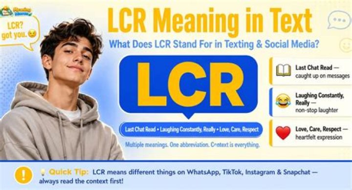 What does LCR stand for? And what does it mean? I Fishbowl