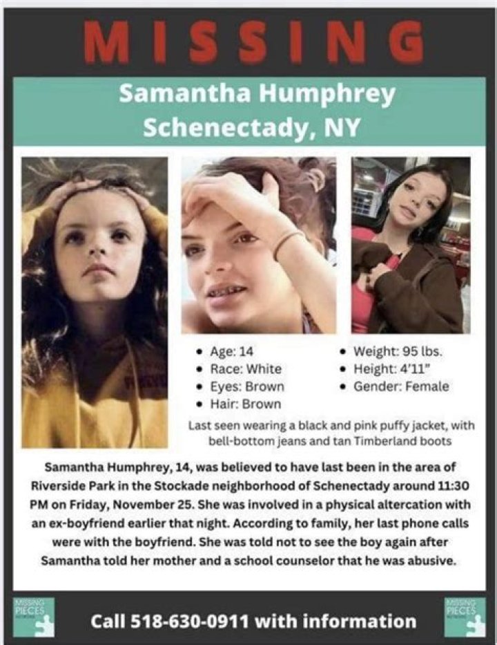 What happened to Samantha Humphrey? Body found in Mohawk river amid search for missing 14-year-old |