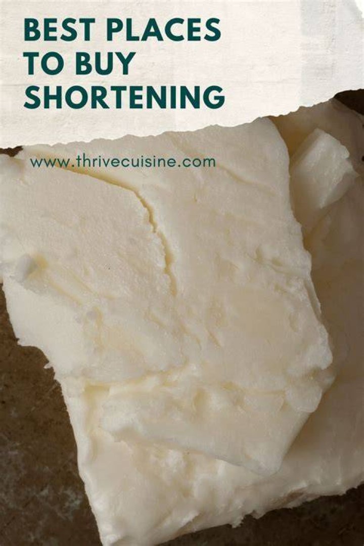 Where is shortening in the grocery store? |