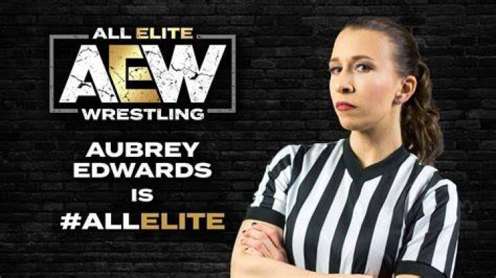 Who is AEW female referee Aubrey Edwards?