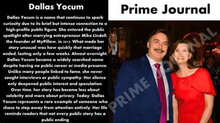 Who is Dallas Yocum? Facts about Mike Lindell's exwife