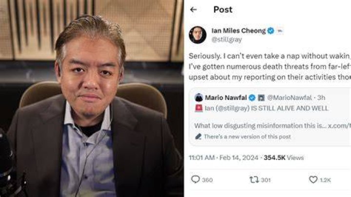 Who Is Ian Miles Cheong? Why do people care where he lives?