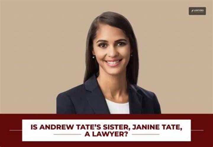 Who Is Lawyer Janine Tate Sister Of Andrew Tate, Biography, Age, Height