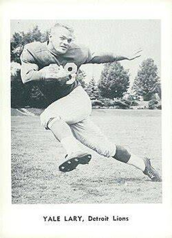 Yale Lary, a Force on the Detroit Lions’ TitleWinning Teams of the